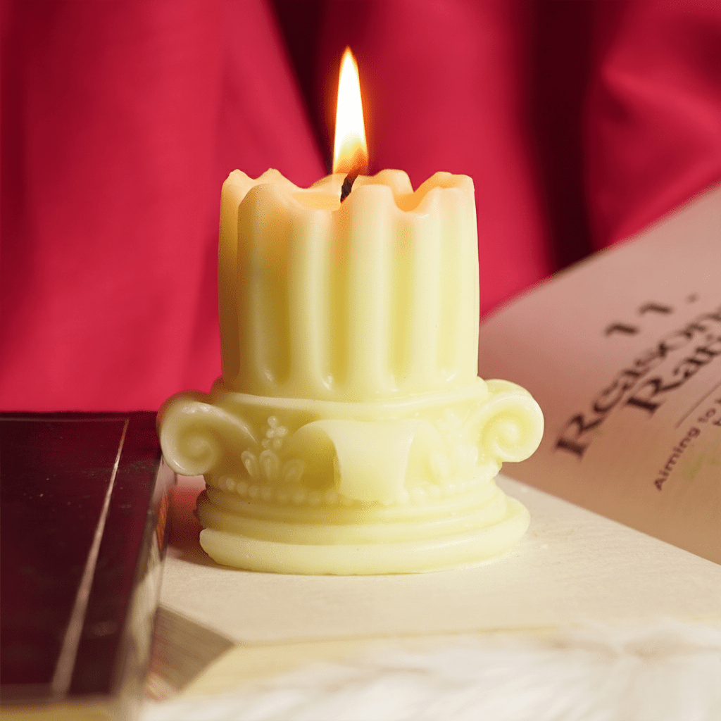 Set-2 Decorative Pillar Candle - Memories Insite